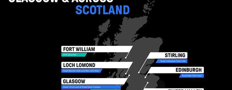 2023UCI Cyclingworldsmap Scotland Venues Map